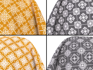 Patterned fabric-set011 CG Textures