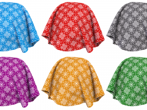 Patterned fabric-set012 CG Textures