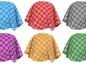 Patterned fabric-set012 CG Textures