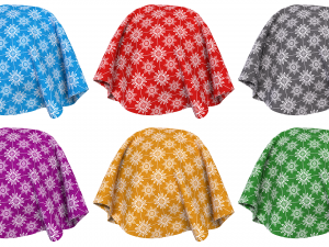 Patterned fabric-set012 CG Textures