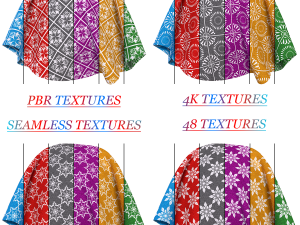 Patterned fabric-set30 CG Textures