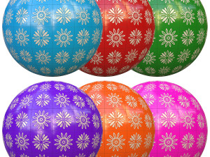 TILE-4Pattern-6COLOR-set01 CG テクスチャ