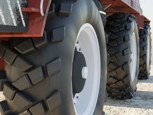 ZIL-E167 soviet monster truck Model 3D