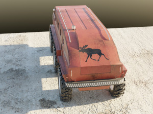 ZIL-E167 soviet monster truck Model 3D