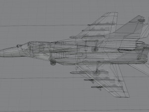Mikoyan Gurevich MIG-29 Fulcrum Ghost of Kyiv Model 3D