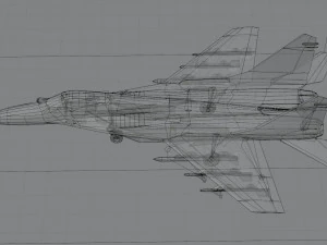 Mikoyan Gurevich MIG-29 Fulcrum Ghost of Kyiv 3D Model