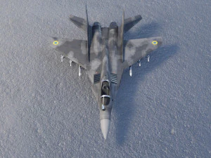 Mikoyan Gurevich MIG-29 Fulcrum Ghost of Kyiv 3D Model