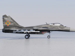 Mikoyan Gurevich MIG-29 Fulcrum Ghost of Kyiv 3D Model