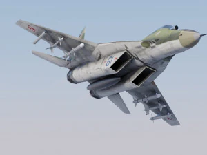 Mikoyan Gurevich MIG-29 Fulcrum Ghost of Kyiv 3D Model