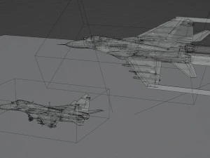 Mikoyan Gurevich MIG-29 Fulcrum Ghost of Kyiv 3D Model