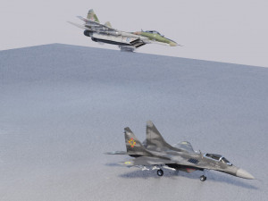 Mikoyan Gurevich MIG-29 Fulcrum Ghost of Kyiv Model 3D
