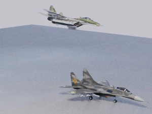 Mikoyan Gurevich MIG-29 Fulcrum Ghost of Kyiv 3D Model