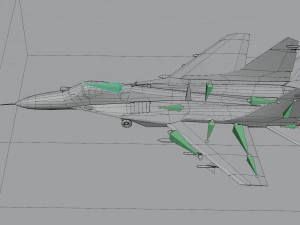 Mikoyan Gurevich MIG-29 Fulcrum Ghost of Kyiv 3D Model