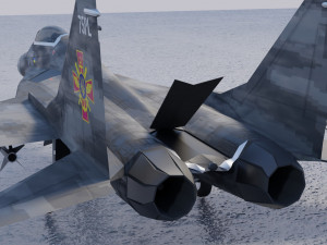 Mikoyan Gurevich MIG-29 Fulcrum Ghost of Kyiv Model 3D