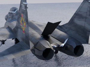 Mikoyan Gurevich MIG-29 Fulcrum Ghost of Kyiv 3D Model