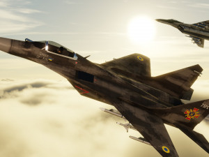 Mikoyan Gurevich MIG-29 Fulcrum Ghost of Kyiv Model 3D