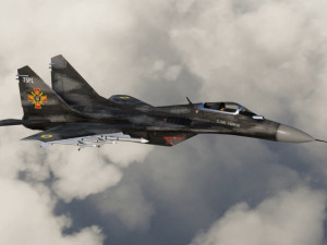 Mikoyan Gurevich MIG-29 Fulcrum Ghost of Kyiv Model 3D