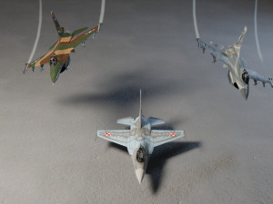 General dynamics f-16 falcon lowpoly jet fighter 3D 모델