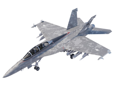 McDonnell Douglas F-A-18 Hornet 3D 모델