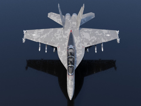 McDonnell Douglas F-A-18 Hornet 3D Модель