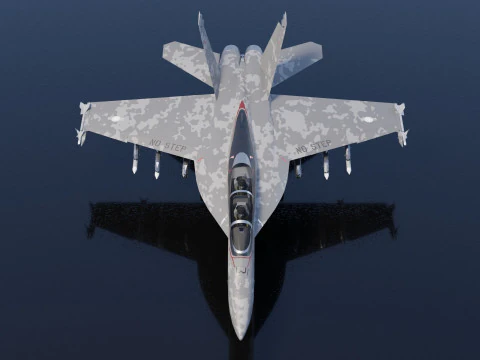 McDonnell Douglas F-A-18 Hornet 3D Model