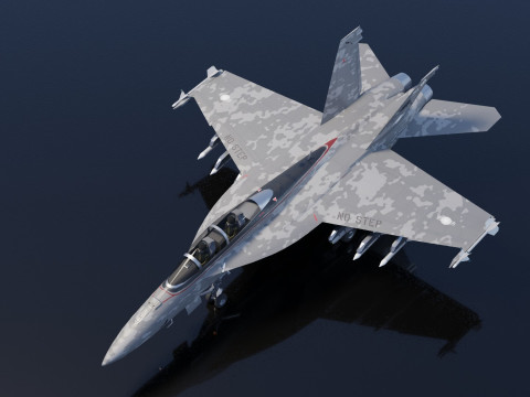 McDonnell Douglas F-A-18 Hornet 3D Модель