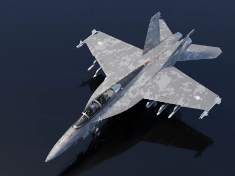 McDonnell Douglas F-A-18 Hornet 3D Model