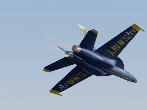 McDonnell Douglas F-A-18 Hornet 3D Модель