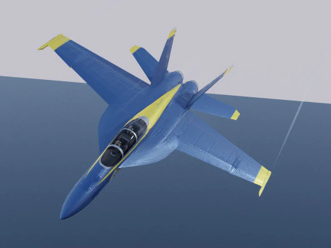 McDonnell Douglas F-A-18 Hornet 3D Model