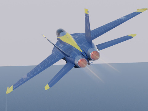 McDonnell Douglas F-A-18 Hornet 3D Модель