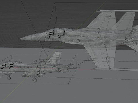 McDonnell Douglas F-A-18 Hornet 3D Модель