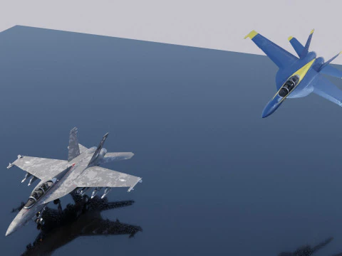 McDonnell Douglas F-A-18 Hornet 3D Model