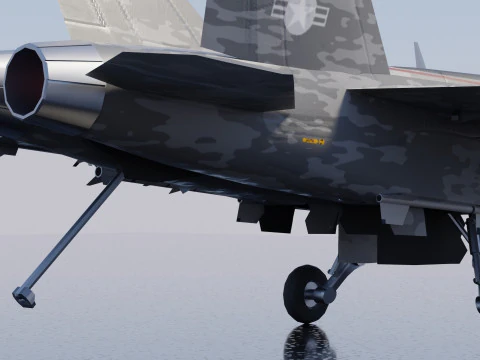 McDonnell Douglas F-A-18 Hornet 3D Model
