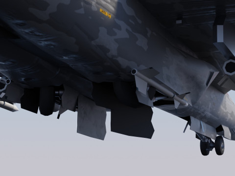 McDonnell Douglas F-A-18 Hornet 3D Модель