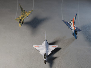 Chengdu j-10 vigorous dragon lowpoly jet fighter 3D 模型