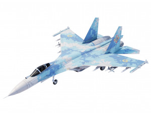 Sukhoi Su-34 3D Model in Fighter 3DExport
