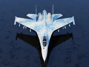 Flanker del Sukhoi SU-27 Modello 3D