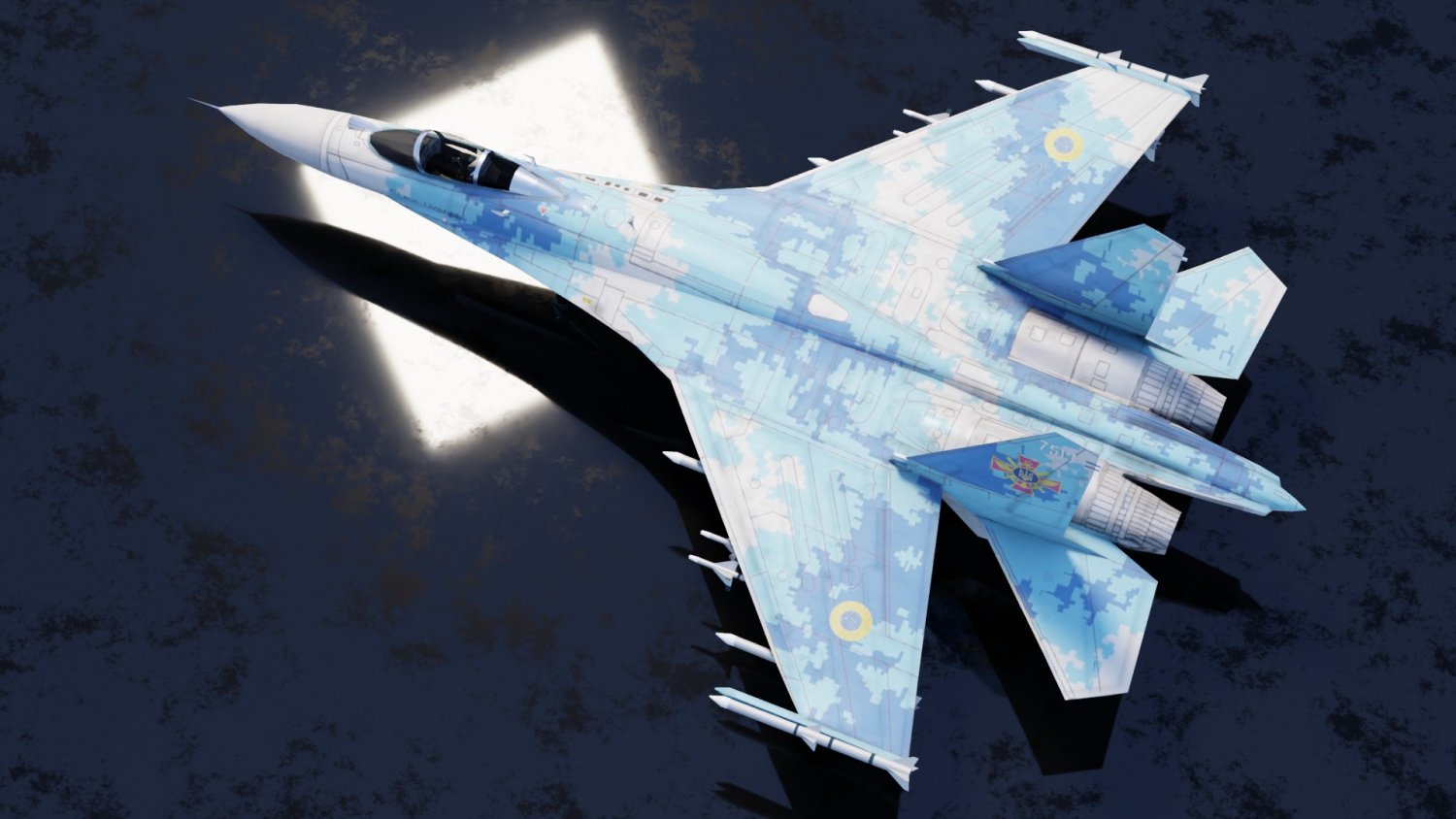 STL file Sukhoi Su-27 Flanker 🛩️・3D printer design to download