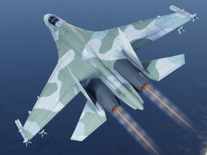 Sukhoi SU-27 Flanker Modello 3D
