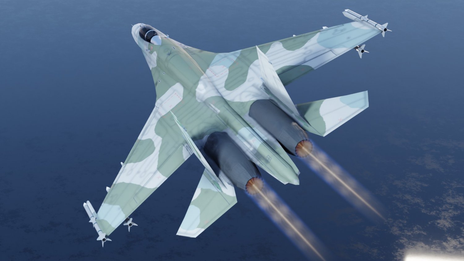 STL file Sukhoi Su-27 Flanker 🛩️・3D printer design to download