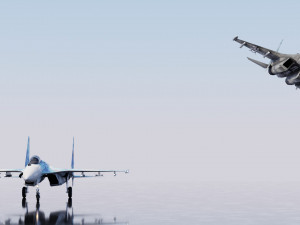 Sukhoi SU-27 Flanker Modello 3D