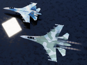 Sukhoi SU-27 Flanker Modello 3D