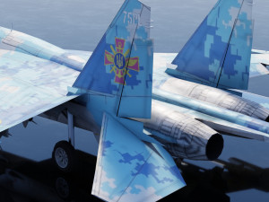 Sukhoi SU-27 Flanker Modello 3D