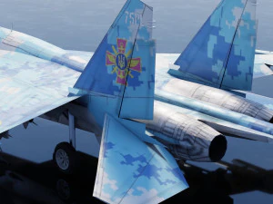 Flanker del Sukhoi SU-27 Modello 3D