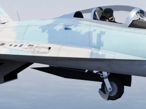 Flanker del Sukhoi SU-27 Modello 3D