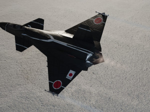 Skunk F-33 Lancer lowpoly concept jet fighter 3D 模型