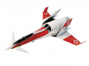 I-20 Firehawk lowpoly concept jet fighter 3D Model