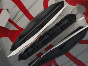 TU-222 Bechovka concept stealth bomber Modelo 3D