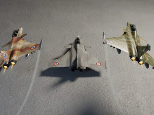Dassault rafale lowpoly jet fighter 3D Model