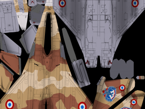Dassault rafale lowpoly jet fighter 3D Model